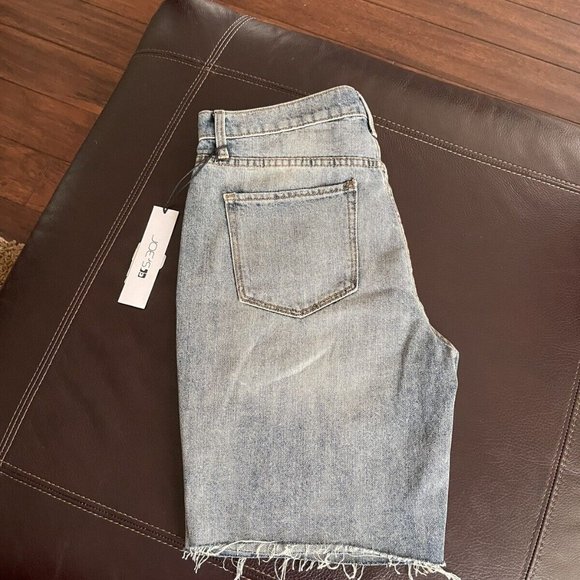JOE’s women’s The Luna Cutoff Denim Bermuda Shorts DAWN, Size 31. - Picture 3 of 8